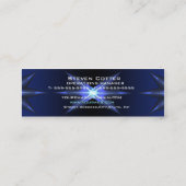 Hi-Tech Futuristic Business Card-sjabloon Mini Visitekaartje (Achterkant)