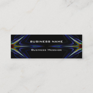 Hi-Tech Futuristic Business Card-sjabloon Mini Visitekaartje
