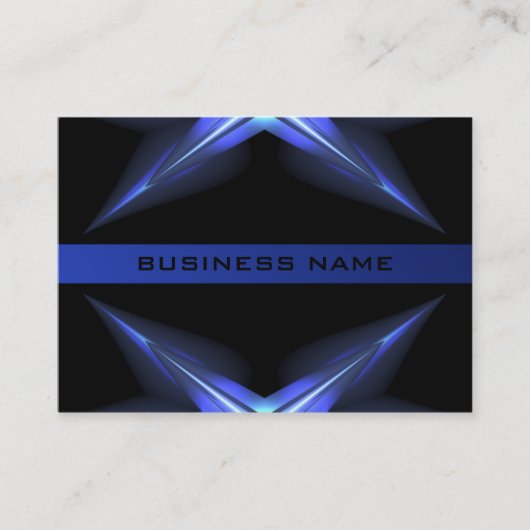 Hi-Tech Futuristic Business Card-sjabloon Visitekaartje (Voorkant)