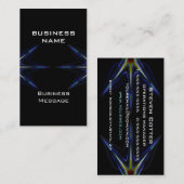 Hi-Tech Futuristic Business Card-sjabloon Visitekaartje (Voorkant / Achterkant)