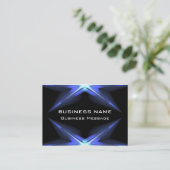 Hi-Tech Futuristic Business Card-sjabloon Visitekaartje (Staand voorkant)