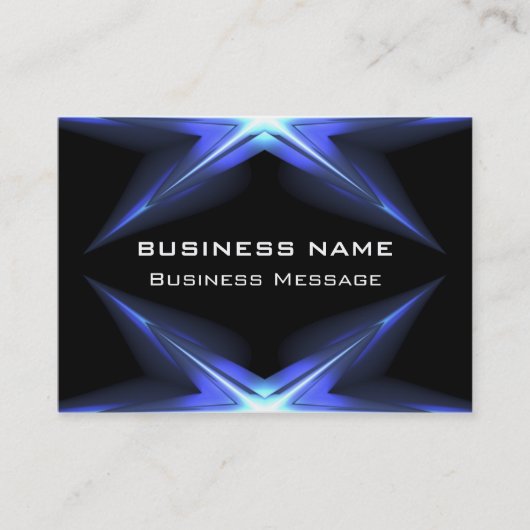 Hi-Tech Futuristic Business Card-sjabloon Visitekaartje (Voorkant)