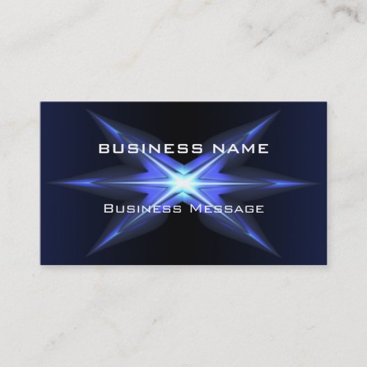 Hi-Tech Futuristic Business Card-sjabloon Visitekaartje (Voorkant)