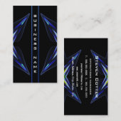 Hi-Tech Futuristic Business Card-sjabloon Visitekaartje (Voorkant / Achterkant)