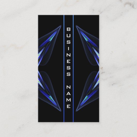 Hi-Tech Futuristic Business Card-sjabloon Visitekaartje (Voorkant)