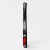 Hi Tech Futuristic Mesh Chrome Red Case-Mate iPhone Case (Achterkant/links)