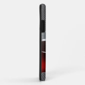Hi Tech Futuristic Mesh Chrome Red Case-Mate iPhone Case (Achterkant/rechts)