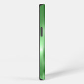 Hi Tech Metallic Groene Strepen Design iPhone Hoesje (Rechterkant)