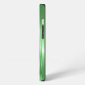 Hi Tech Metallic Groene Strepen Design iPhone Hoesje (Linkerkant)