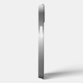 Hi Tech Metallic Silver Stripes 2 Design Case-Mate iPhone Case (Achterkant / Rechts)