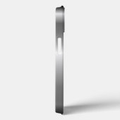 Hi Tech Metallic Zilveren Strepen 2 Design Case-Ma Case-Mate iPhone Case (Achterkant / Rechts)