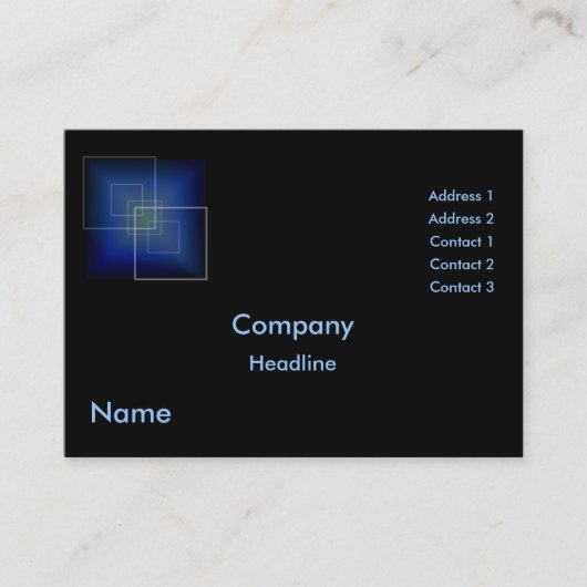 Hi-Tech Profile Card Visitekaartje (Voorkant)