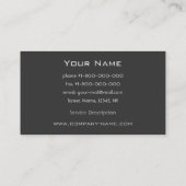 Hi-tech Visitekaartje (Achterkant)