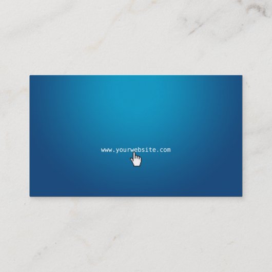 Hi-Tech visitekaartje Pixel Mouse Pointer Web (Achterkant)