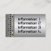 Hi-Tech-Visitekaartjes Visitekaartje (Achterkant)