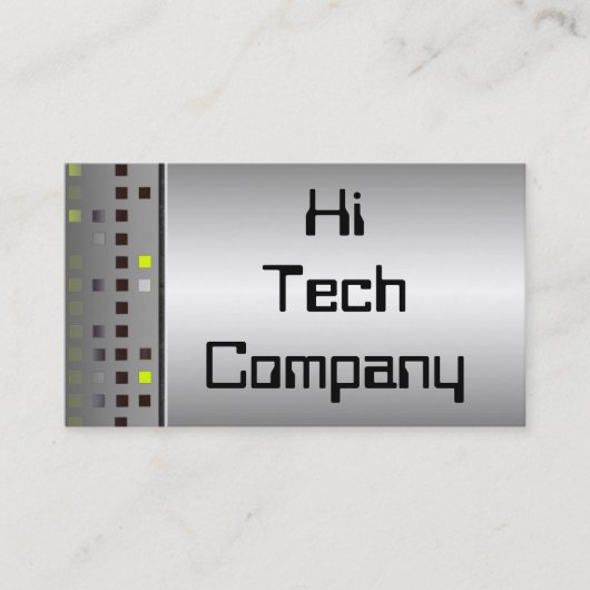 Hi-Tech-Visitekaartjes Visitekaartje (Voorkant)