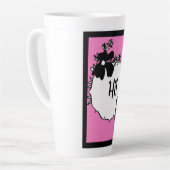 Hi There! – Bright Floral Hello Card Latte Mok (Linkerhoek)