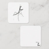 Hi there! Praying Mantis Notitiekaartje (Voorkant / Achterkant)