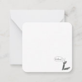 Hi there! Praying Mantis Notitiekaartje (Achterkant)