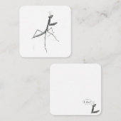 Hi there! Praying Mantis Notitiekaartje (Voorkant / Achterkant)