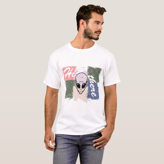  “Hi there” T-shirt (Voorkant volledig)