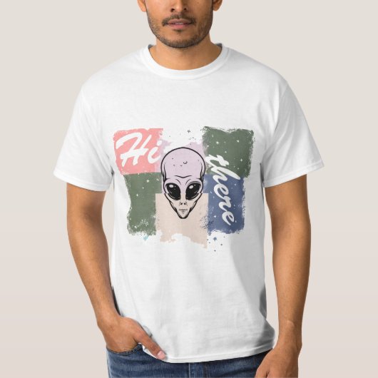  “Hi there” T-shirt (Voorkant)