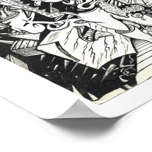 "Hi", van Brian Benson Poster (Hoek)