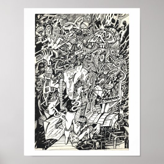 "Hi", van Brian Benson Poster (Voorkant)