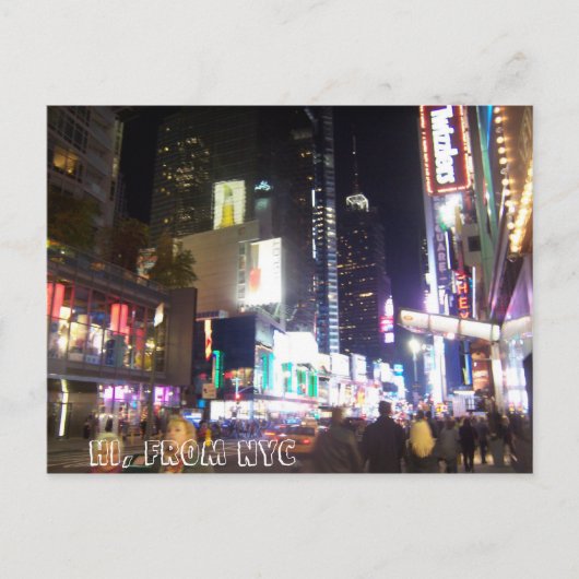 Hi, van NYC Briefkaart (Voorkant)