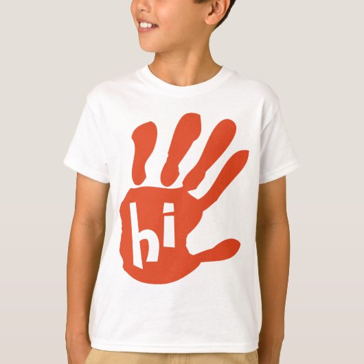Hi-vijf shirt van het kind (Voorkant)