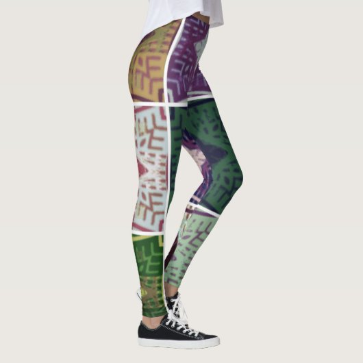 Hi Waist star - mooie vrouwelijke printopendag gra Leggings (Rechts)