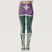 Hi Waist star - mooie vrouwelijke printopendag gra Leggings (Voorkant)