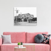 Hi-Way Sandwich Shop, 1939 Canvas Afdruk (Insitu (Woonkamer))
