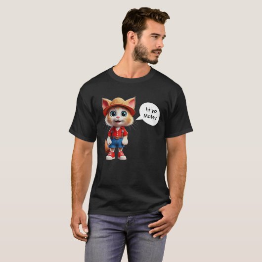 Hi ya Matey T-shirt (Voorkant volledig)