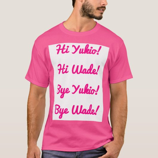 Hi Yukio T-shirt (Voorkant)