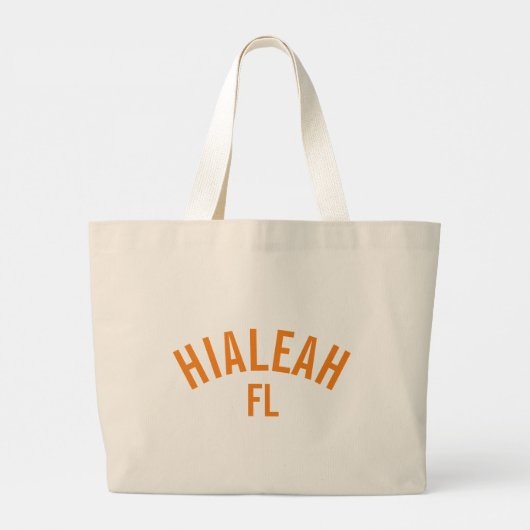Hialeah, Florida Grote Tote Bag (Achterkant)