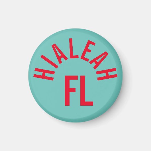 Hialeah, Florida Magneet (Voorkant)