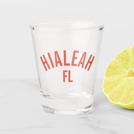 Hialeah, Florida Shot Glas (Voorkant)