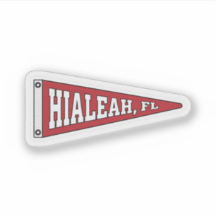 Hialeah, Florida Wimpel Sticker