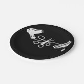 Hiar Stylist, Mijn haarsnijapparatuur Papieren Bordje (Gekanteld)