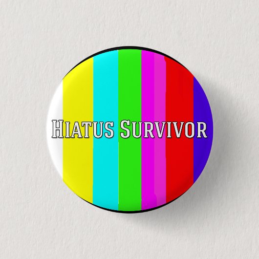 Hiatus Survivor Ronde Button 3,2 Cm (Voorkant)