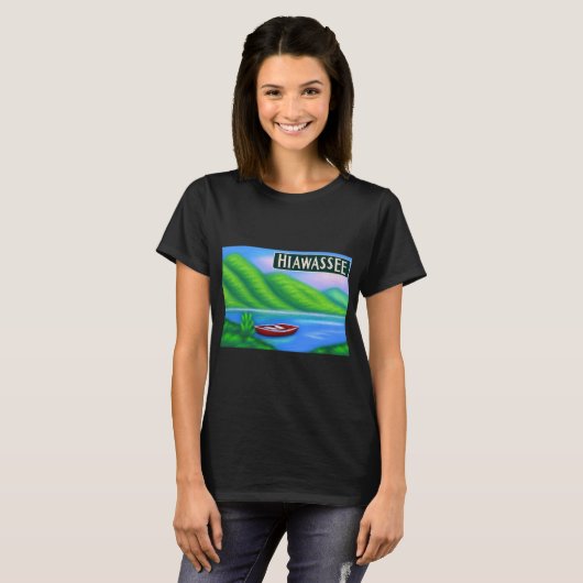 Hiawassee, GA T-shirt (Voorkant volledig)