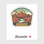 Hiawassee, Georgia Sticker (Vel)