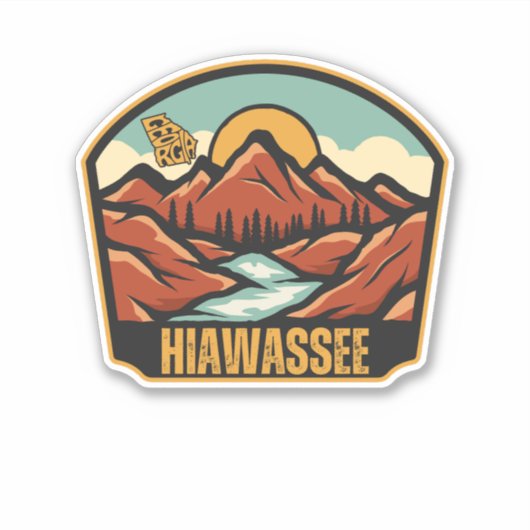 Hiawassee, Georgia Sticker (Voorkant)