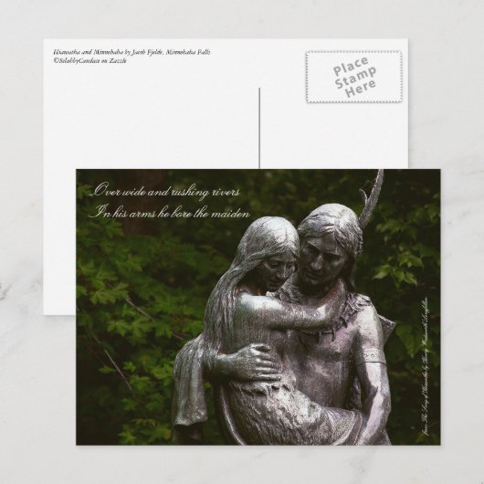 Hiawatha en Minnehaha Briefkaart (Voorkant / Achterkant)