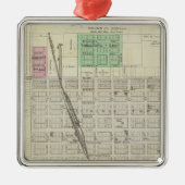 Hiawatha, Everest, Morrill en Baker, Kansas Metalen Ornament (Voorkant)