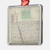 Hiawatha, Everest, Morrill en Baker, Kansas Metalen Ornament (Links)