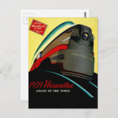  hiawatha gestroomlijnde trein briefkaart (Voorkant / Achterkant)