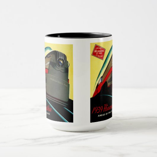 hiawatha gestroomlijnde trein mok (Midden)