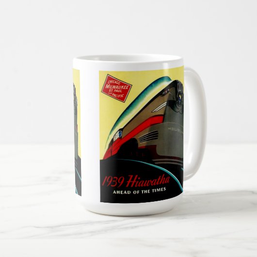  hiawatha gestroomlijnde trein mok (Voorkant rechts)